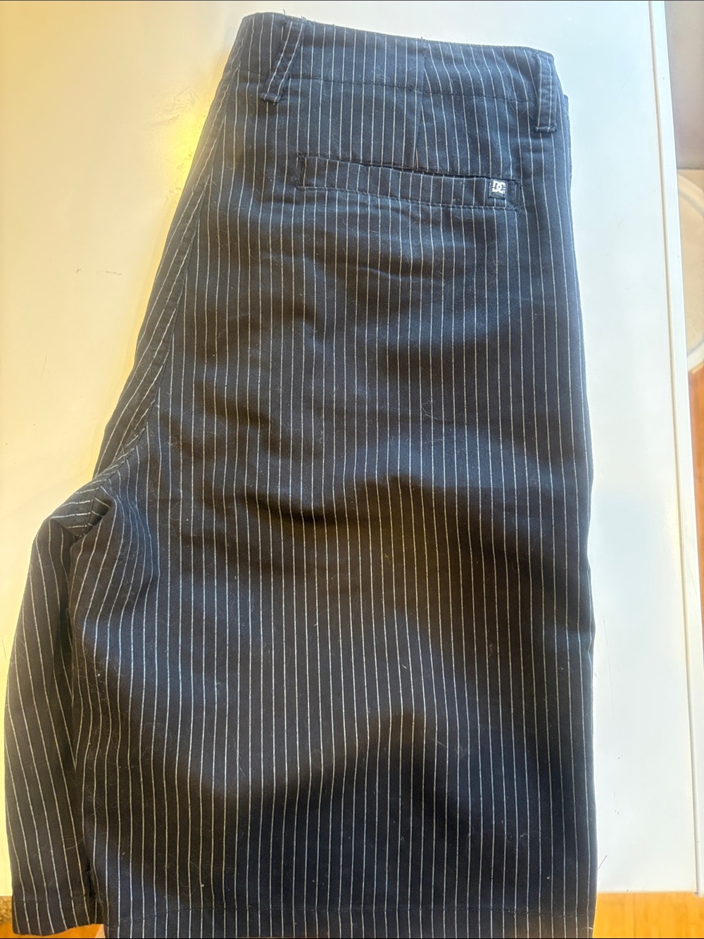 DC Black and Gray pinstripes shorts
